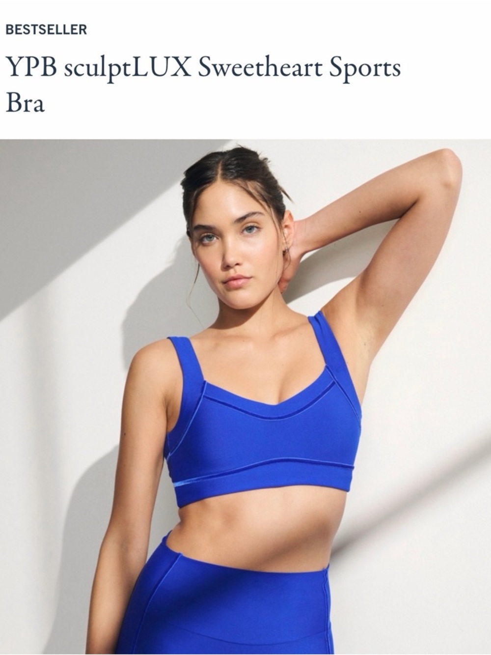 Abercrombie YPB sweetheart bra size small